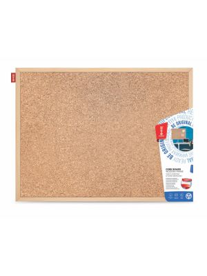 Korková tabule MEMOBE 60x90cm dřevěný rám, 10ks