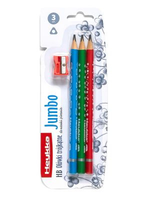 Heykka tužka trojhranná Jumbo HB, 3ks