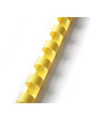 plastový hřbet 12,5mm žlutá 100ks