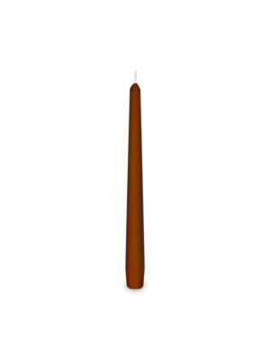 Sviečka kónická hnedá Ø23 x 245 mm [10 ks]