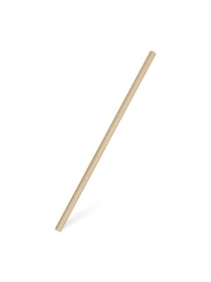 Slamka papierová kraft `JUMBO` Ø8mm x 25cm [100 ks]