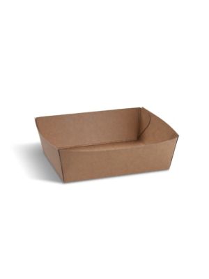 Papierová miska (FSC Mix) nepremastiteľná kraft 135 x 110 x 45 mm 500ml [100 ks]