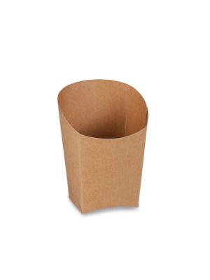 Kapsa na wrap (PAP - FSC Mix) nepremastiteľná kraft 3,9 x 7,5 x 10 cm [50 ks]