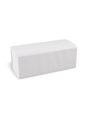 Papierový uterák skladaný ZZ 2vrstvý biely 25 x 21 cm [3200 ks]