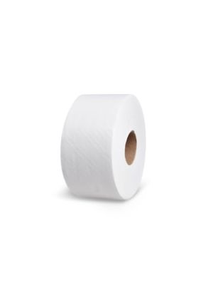 Toaletný papier (Tissue) 2vrstvý s ražbou biely `JUMBO` Ø18cm 100m [12 ks]