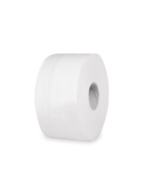 Toaletný papier (Tissue) 2vrstvý s ražbou biely `JUMBO` Ø19cm 170m [12 ks]