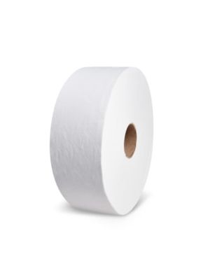 Toaletný papier (Tissue) 2vrstvý s ražbou biely `JUMBO` Ø25cm 240m [6 ks]