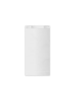 Papierové vrecko s bočným skladom biele 14+7 x 29 cm`1,5kg` [100 ks]