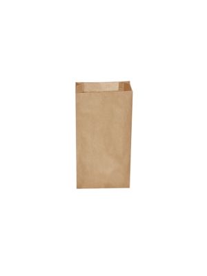 Papierové vrecko s bočným skladom hnedé 14+7 x 29 cm `1,5kg` [500 ks]