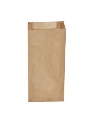 Papierové vrecko s bočným skladom hnedé 20+7 x 43 cm `5kg` [500 ks]