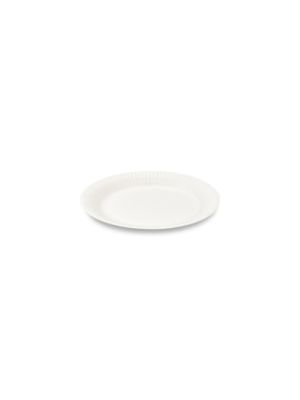 Papierový tanier biely Ø18cm [100 ks]