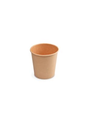 Papierový pohár kraft Ø62mm 110ml `XS: 0,08L/4oz` [50 ks]