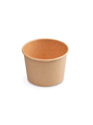 Papierová miska (PAP/PE) kraft Ø115mm 500ml `M` [50 ks]