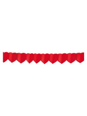 Papierová girlanda Srdcia Ø18cm x 4m [1 ks]