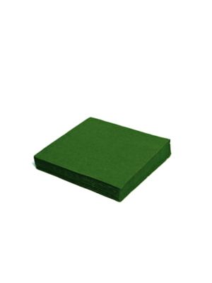 Obrúsok 2vrstvý tmavozelený 33 x 33 cm [50 ks]