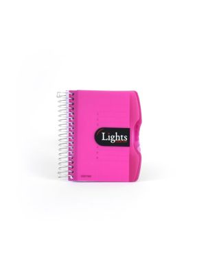 Pozn. blok A6, 150listů, linka, LIGHTSrůžová