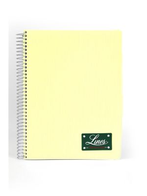 Pozn. blok A4, 150listů, linka, LINESžlutá
