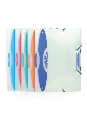 Mapy na spisy SMOOTH 3 FLAP FOLDER, A4 fialová