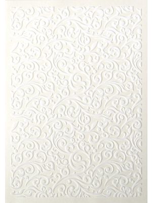 Galéria Papiera ozdobný papier Flock bílá 220g, 5ks