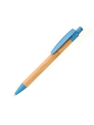 Bamusové pero BORGO STRAW modré