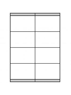 Etikety univerzálne 105x70mm Agipa A4 100 hárkov