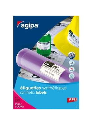 Etikety polyesterové 210x148,5mm Agipa A4 100 hárkov