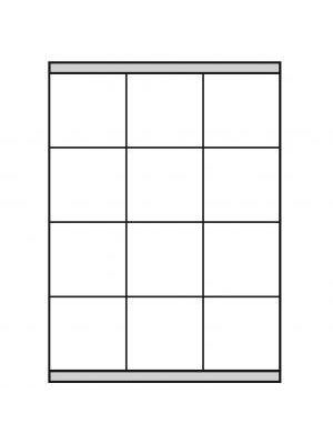 Etikety univerzálne 70x67,7mm Agipa A4 100 hárkov