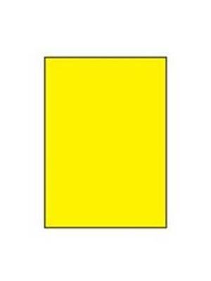 Etikety farebné 210x297mm APLI A4 100 hárkov žlté