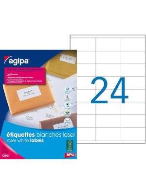 Etikety laser 70x35mm Agipa A4 100 hárkov