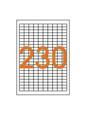 Etikety univerzálne odnímateľné 18x12mm Agipa A4 25 hárkov