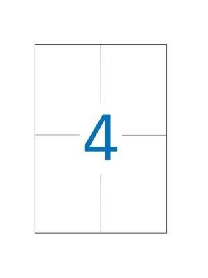 Etikety univerzálne odnímateľné 105x148mm Agipa A4 100 hárkov