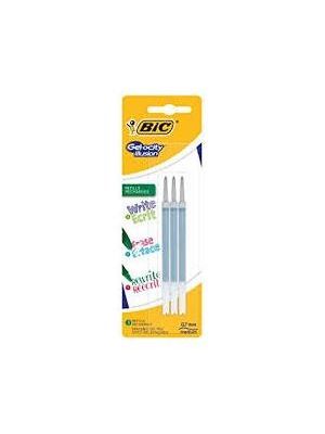 Náhradná náplň do gélového rollera BIC Gelocity ILLUSION Čierna Blister 3ks