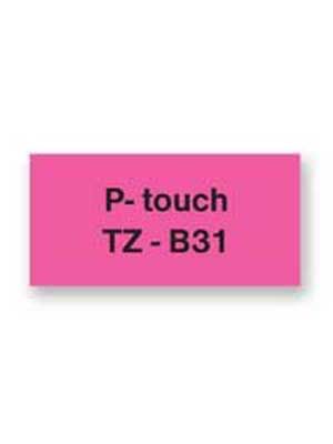 Samolepiaca páska Brother TZ-B31 12mm neonoranž/čierna