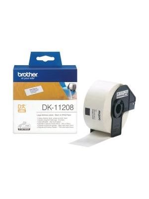 Samolepiace etikety Brother QL 38x90mm adresné veľké biele