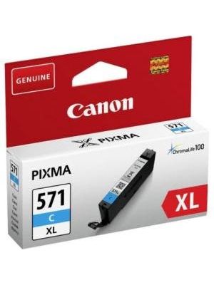 Atramentová náplň Canon CLI-571C pre MG 5750/5751/6850/6851/7750/7751 cyan XL (11 ml)
