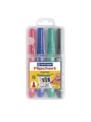Sada popisovačov na flipchartové bloky Centropen 8560/4S