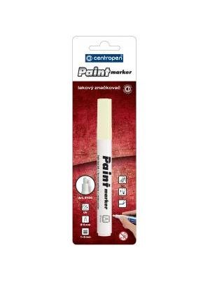Lakový popisovač Centropen 9100 biely