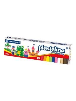 Plastelína CENTROPEN 10farieb 200g