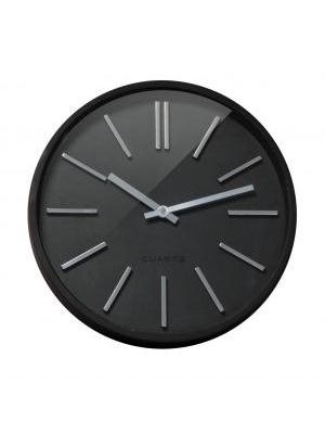 Nástenné hodiny Goma 35cm čierne