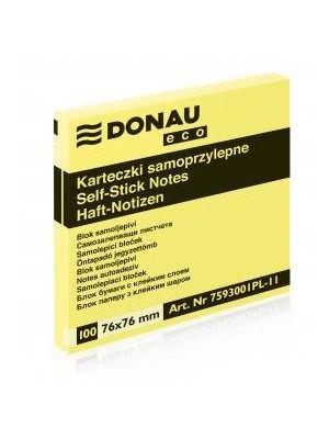 Bloček Donau ECO žltý 76x76mm
