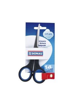 Nožnice DONAU Soft grip 14cm modré