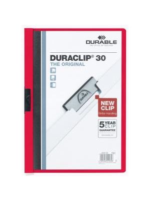 Obal s klipom DURACLIP Original 30 červený