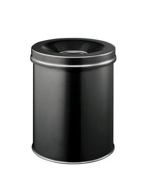 Kôš oceľový protipožiarny 15l čierny