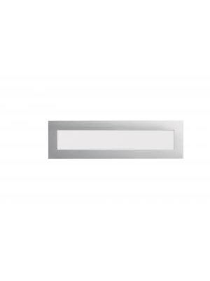 Magnetický DURAFRAME MAGNETIC Top pre A4, 210x40 mm, strieborný