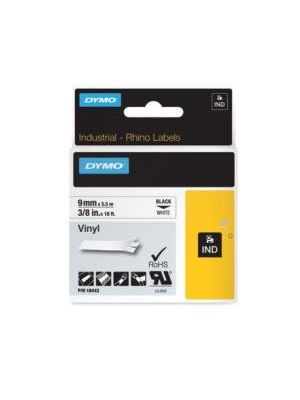Flexibilná vinylová páska Dymo Rhino 9mm biela/čierna