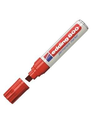 Permanentný popisovač edding 800 červený
