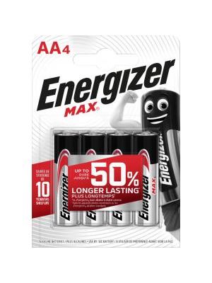 Batéria alkalická Energizer Max 1,5 V, typ AA,4 ks