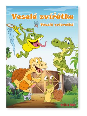 Maľovanka A5 VESELÉ ZVIERATKÁ