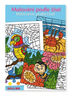 Maľovanka A5 MAĽOVANIE PODĽA ČÍSIEL