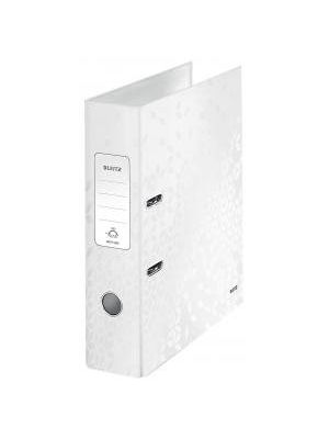 Zakladač pákový Leitz 180° WOW 8cm perleťovo biely